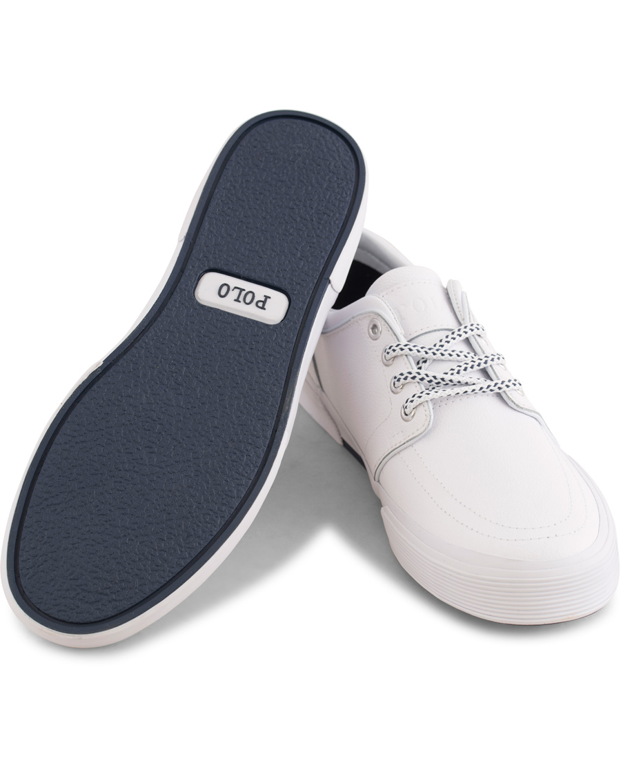 Herr | Polo Ralph Lauren Faxon Low Leather Sneaker White | Polo Ralph Lauren | Faxon Low Leather Sneaker White