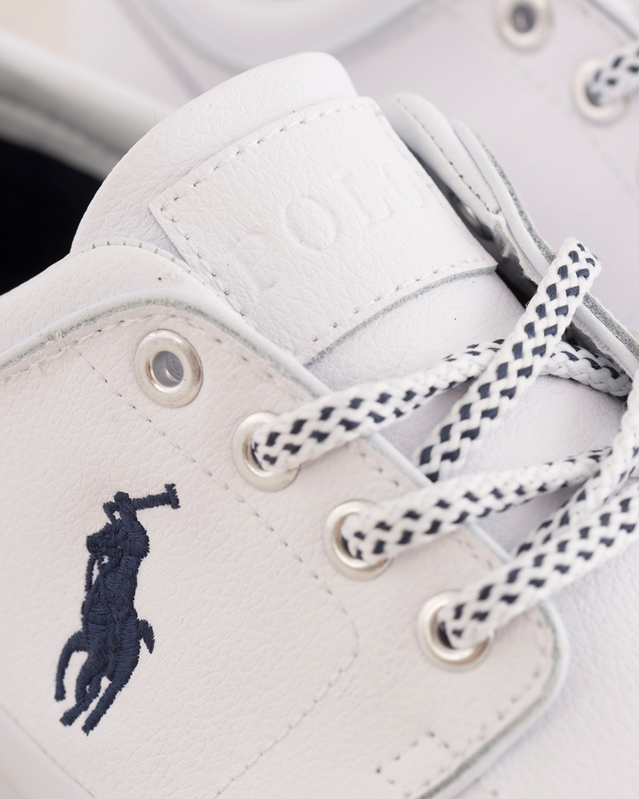 Herr | Polo Ralph Lauren Faxon Low Leather Sneaker White | Polo Ralph Lauren | Faxon Low Leather Sneaker White