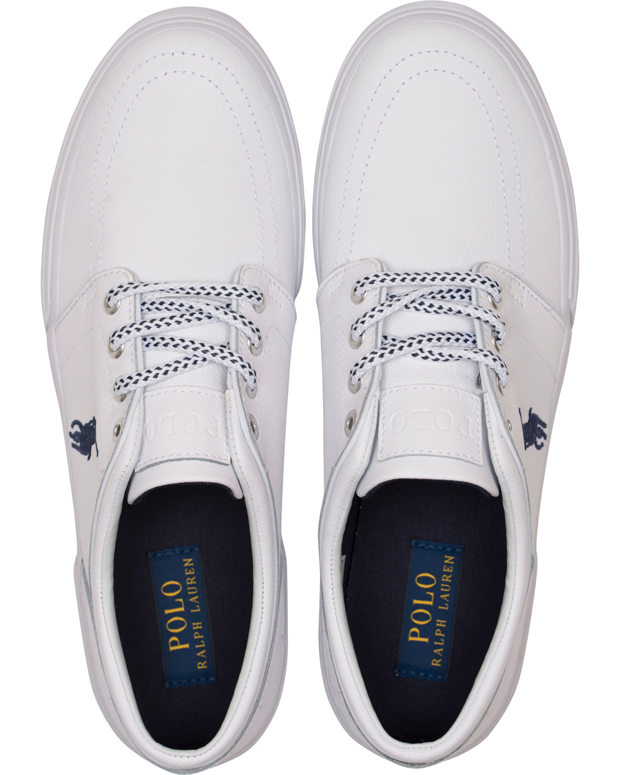 Herr | Polo Ralph Lauren Faxon Low Leather Sneaker White | Polo Ralph Lauren | Faxon Low Leather Sneaker White