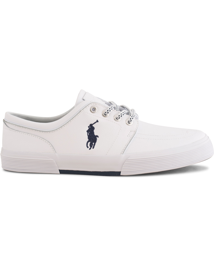 Herr | Polo Ralph Lauren Faxon Low Leather Sneaker White | Polo Ralph Lauren | Faxon Low Leather Sneaker White