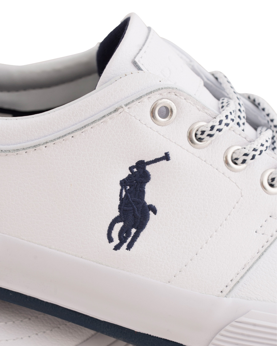 Herr | Polo Ralph Lauren Faxon Low Leather Sneaker White | Polo Ralph Lauren | Faxon Low Leather Sneaker White