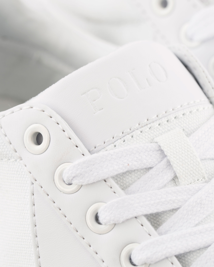 Herr | Polo Ralph Lauren Hugh Canvas Sneaker Pure White | Polo Ralph Lauren | Hugh Canvas Sneaker Pure White