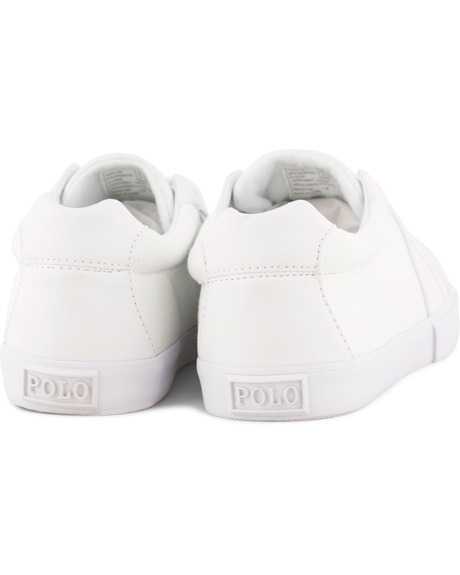 Herr | Polo Ralph Lauren Hugh Canvas Sneaker Pure White | Polo Ralph Lauren | Hugh Canvas Sneaker Pure White