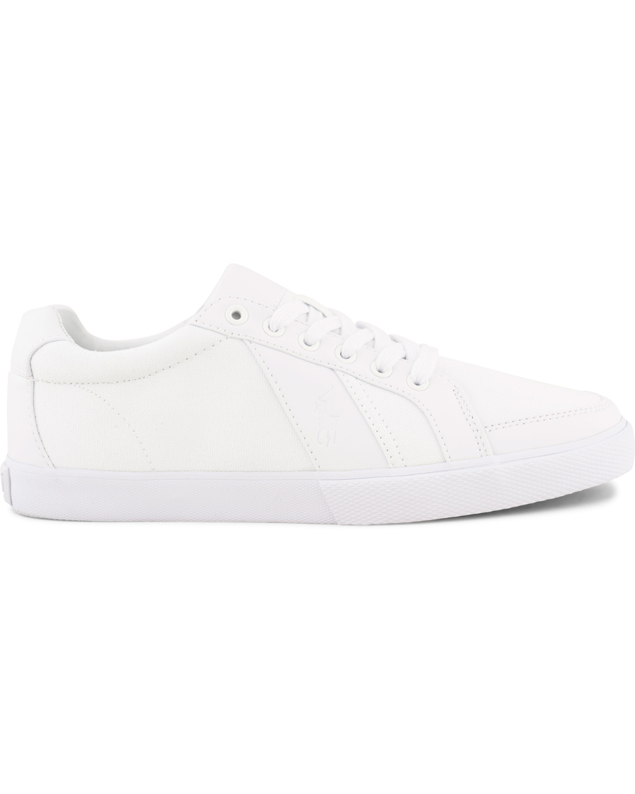 Herr | Polo Ralph Lauren Hugh Canvas Sneaker Pure White | Polo Ralph Lauren | Hugh Canvas Sneaker Pure White