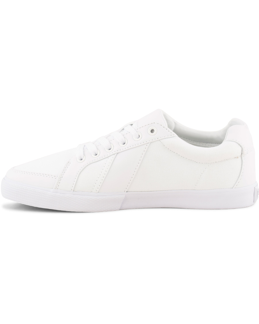 Herr | Polo Ralph Lauren Hugh Canvas Sneaker Pure White | Polo Ralph Lauren | Hugh Canvas Sneaker Pure White