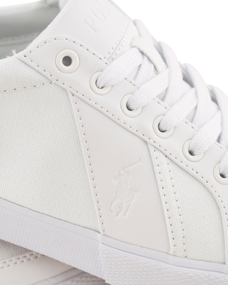 Herr | Polo Ralph Lauren Hugh Canvas Sneaker Pure White | Polo Ralph Lauren | Hugh Canvas Sneaker Pure White