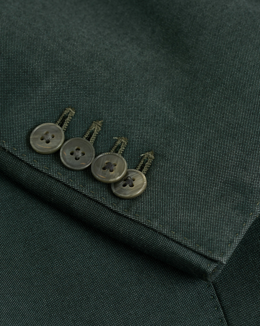 Herr | Kavajer | L.B.M. 1911 | Jack Regular Vintage Wool/Mohair Blazer Green
