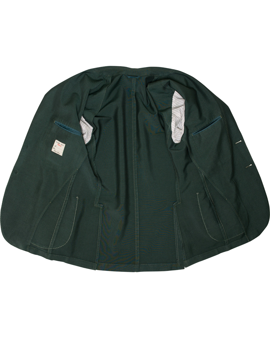Herr | Kavajer | L.B.M. 1911 | Jack Regular Vintage Wool/Mohair Blazer Green