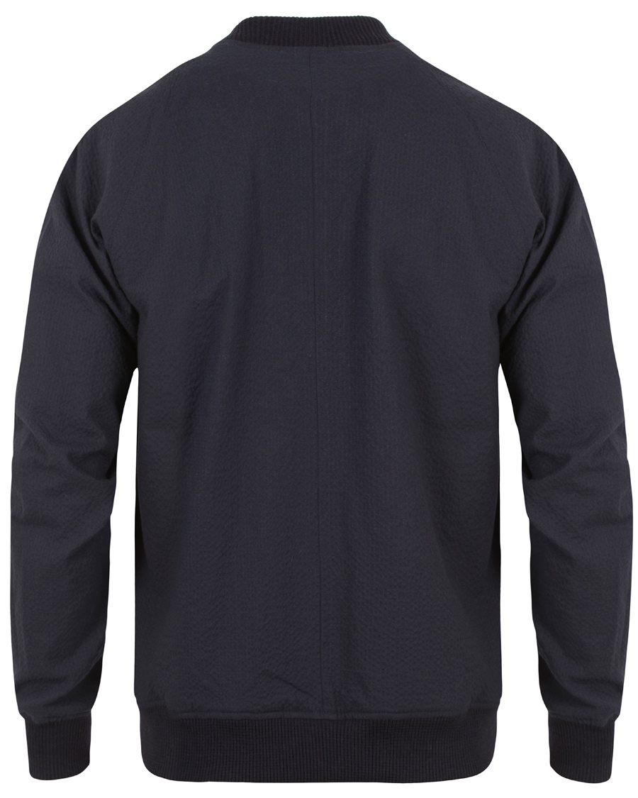 Herr | Jackor | De Bonne Facture | Jockey Plain Seersucker Jacket Navy