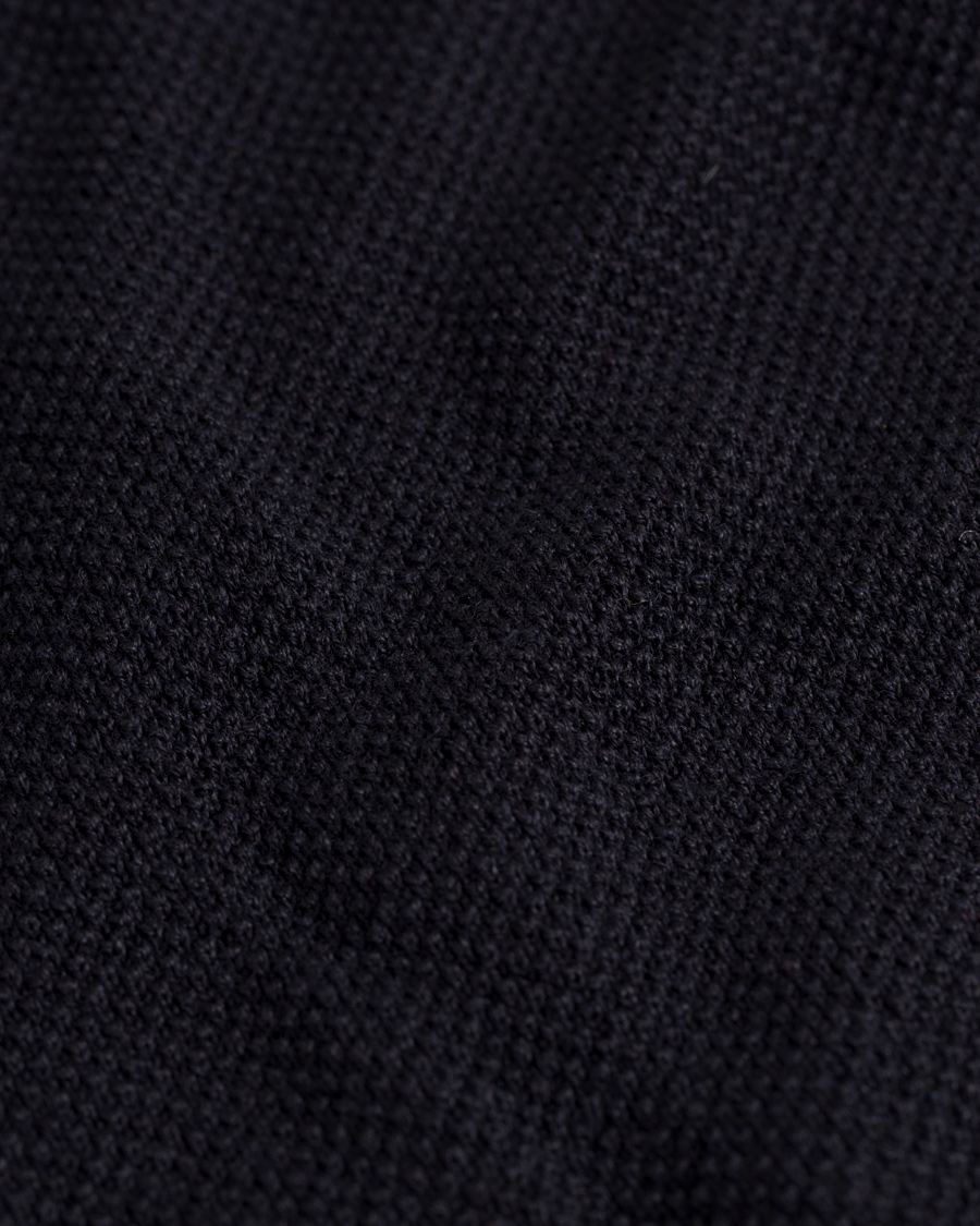 Herr | Tröjor | De Bonne Facture | Breton Wool and Linnen Knit Navy