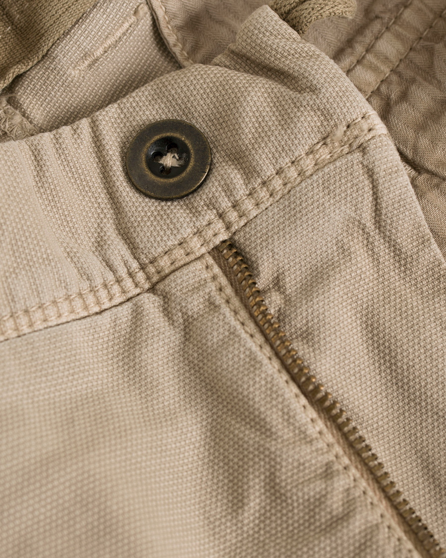 Herr | Byxor | Incotex | Slim Fit Cargo Slacks Natural
