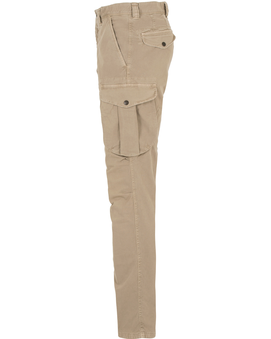 Herr | Byxor | Incotex | Slim Fit Cargo Slacks Natural
