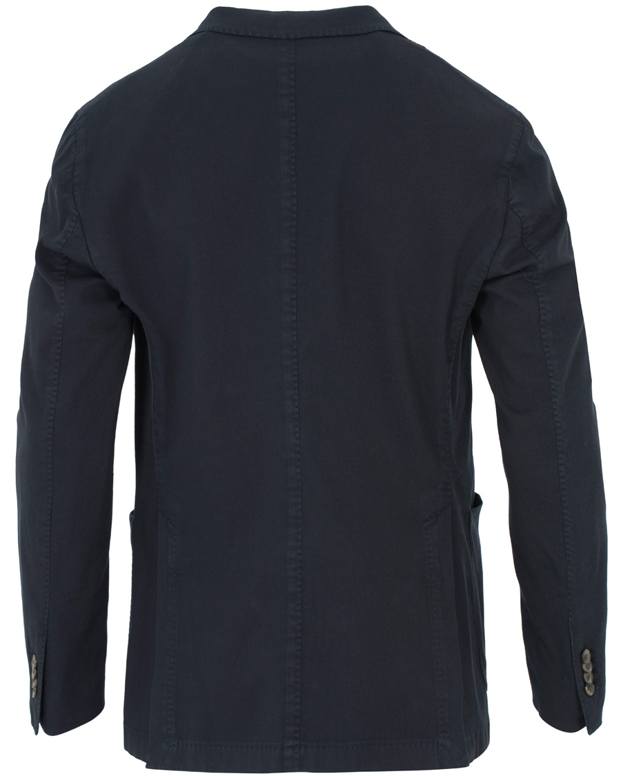 Herr | Kavajer | Boglioli | K Jacket Stretch Cotton Blazer Dark Blue