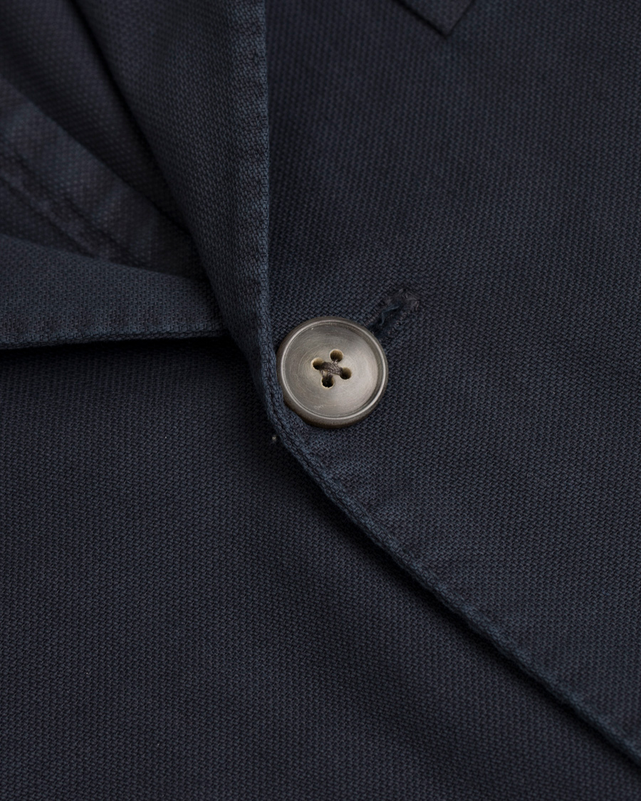 Herr | Kavajer | Boglioli | K Jacket Stretch Cotton Blazer Dark Blue
