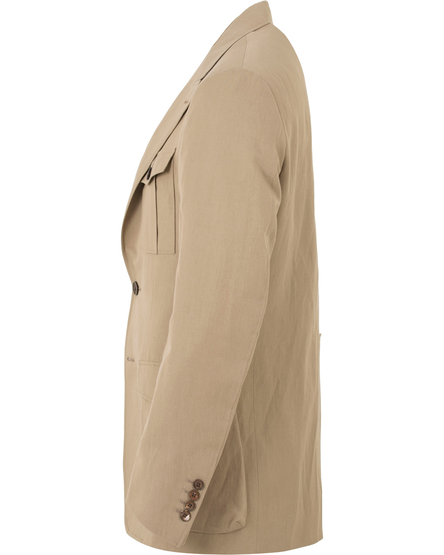 Herr | Kavajer | Caruso | Safari Jacket Stone