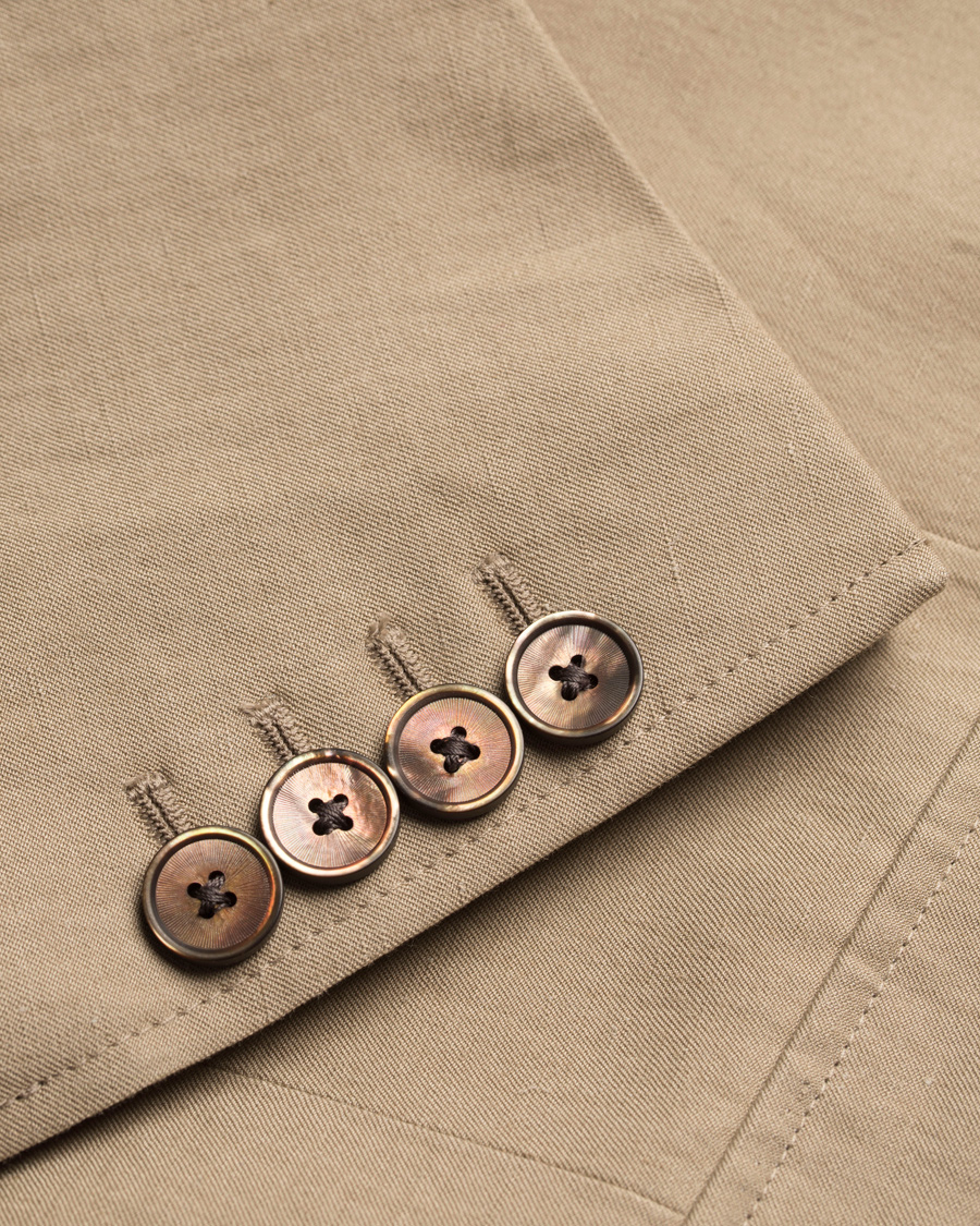 Herr | Kavajer | Caruso | Safari Jacket Stone