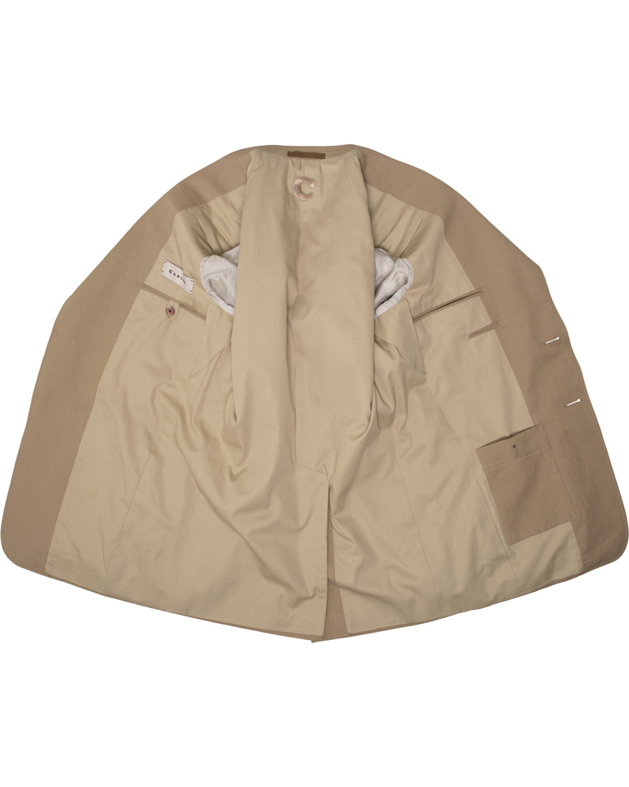 Herr | Kavajer | Caruso | Safari Jacket Stone
