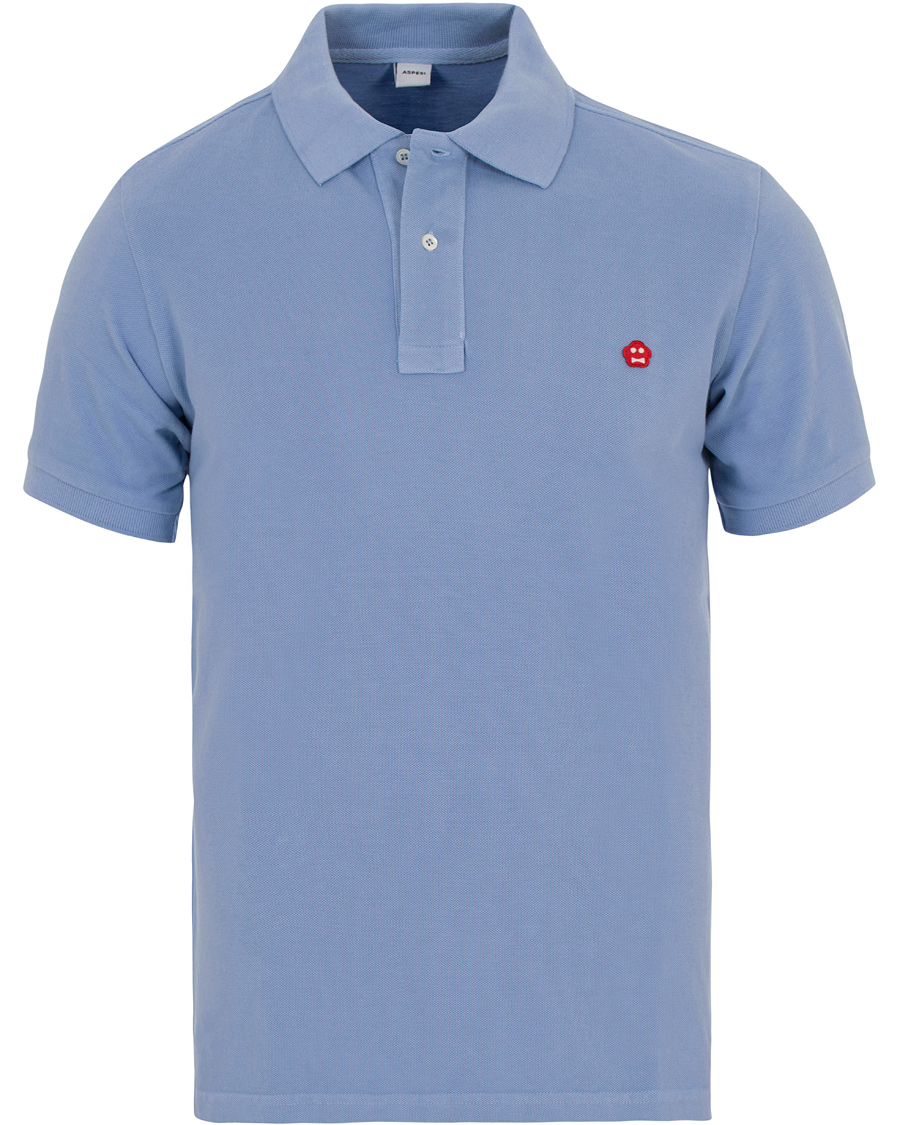 Herr | Pikéer | Aspesi | Logo Polo Light Blue