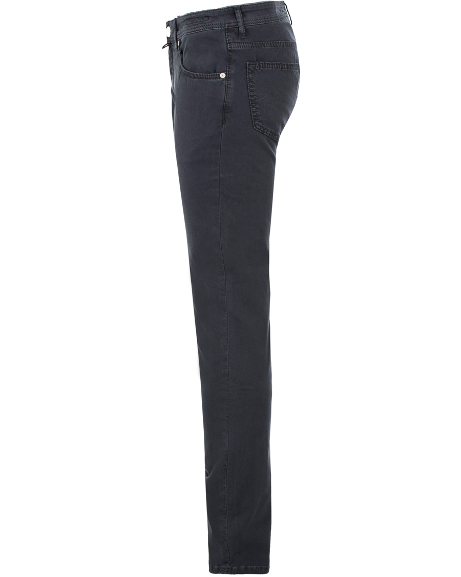 Herr | Byxor | Jacob Cohën | Jacob Cohen 622 Canvas Trousers Navy