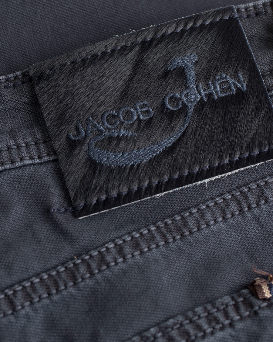 Herr | Byxor | Jacob Cohën | Jacob Cohen 622 Canvas Trousers Navy