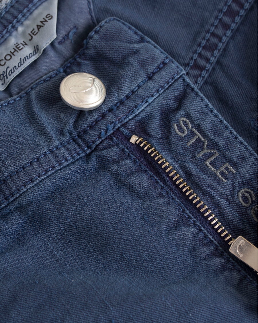 Herr | Shorts | Jacob Cohën | Jacob Cohen Linen/Cotton Shorts Blue