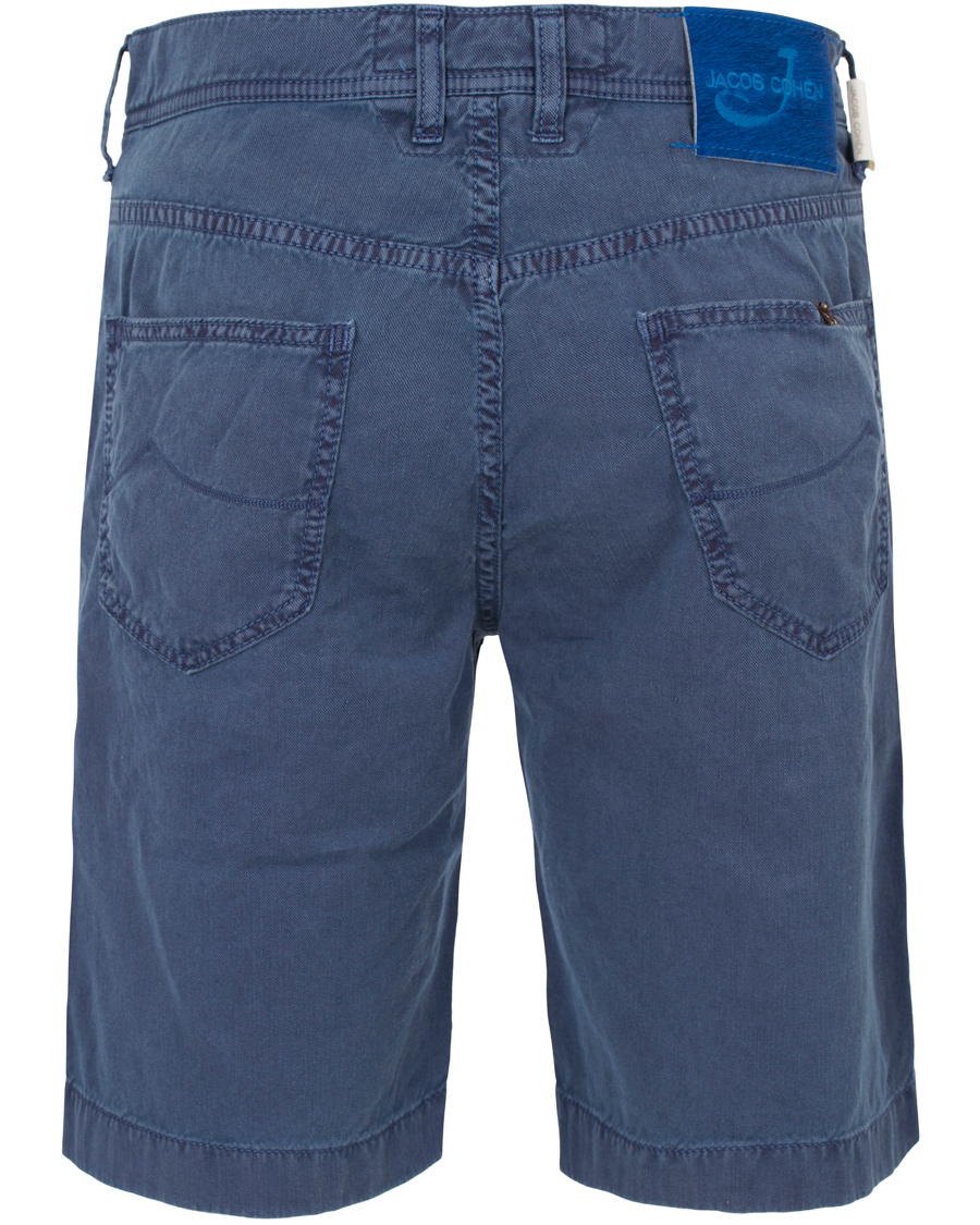 Herr | Shorts | Jacob Cohën | Jacob Cohen Linen/Cotton Shorts Blue