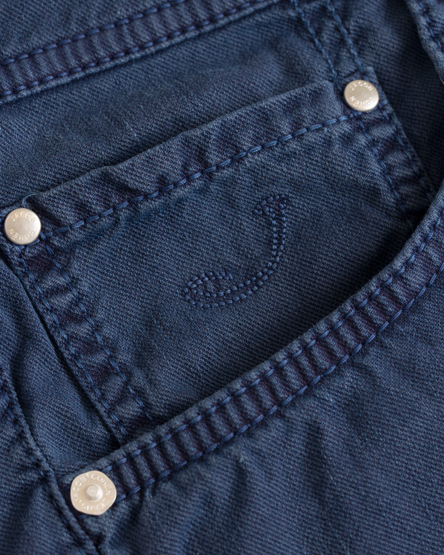 Herr | Shorts | Jacob Cohën | Jacob Cohen Linen/Cotton Shorts Blue