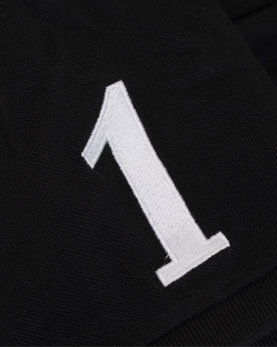 Herr | Pikéer | Polo Ralph Lauren | Custom Fit Big Pony Diagonal Stripe Polo Black/White