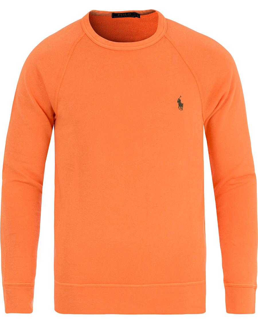 Herr | Tröjor | Polo Ralph Lauren | Spa Terry Crew Neck Sweater May Orange