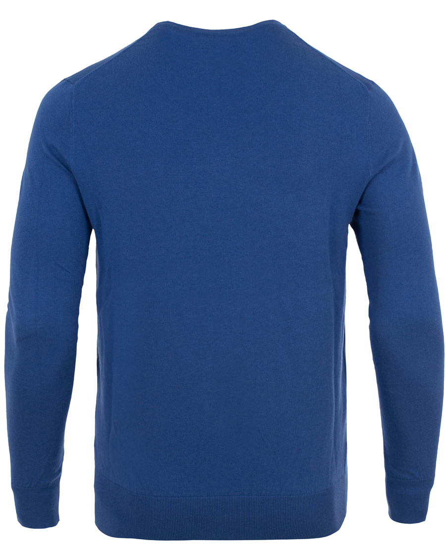 Herr | Tröjor | Polo Ralph Lauren | Slim Fit Cotton Crew Neck Pullover Blue Legacy