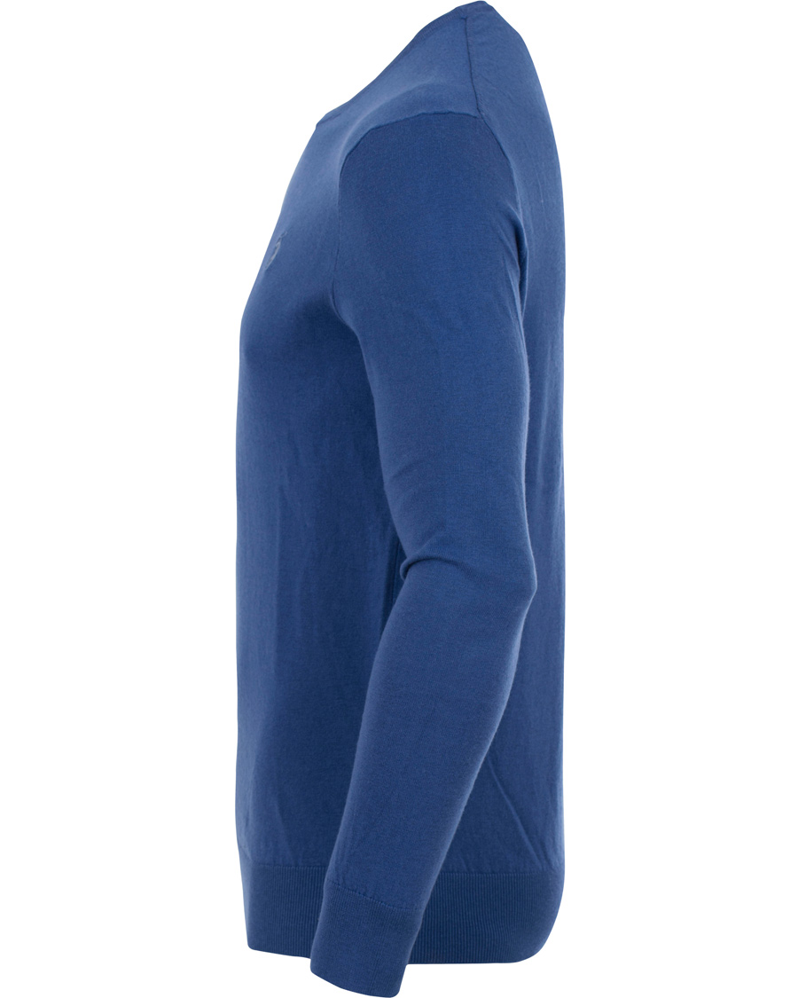 Herr | Tröjor | Polo Ralph Lauren | Slim Fit Cotton Crew Neck Pullover Blue Legacy