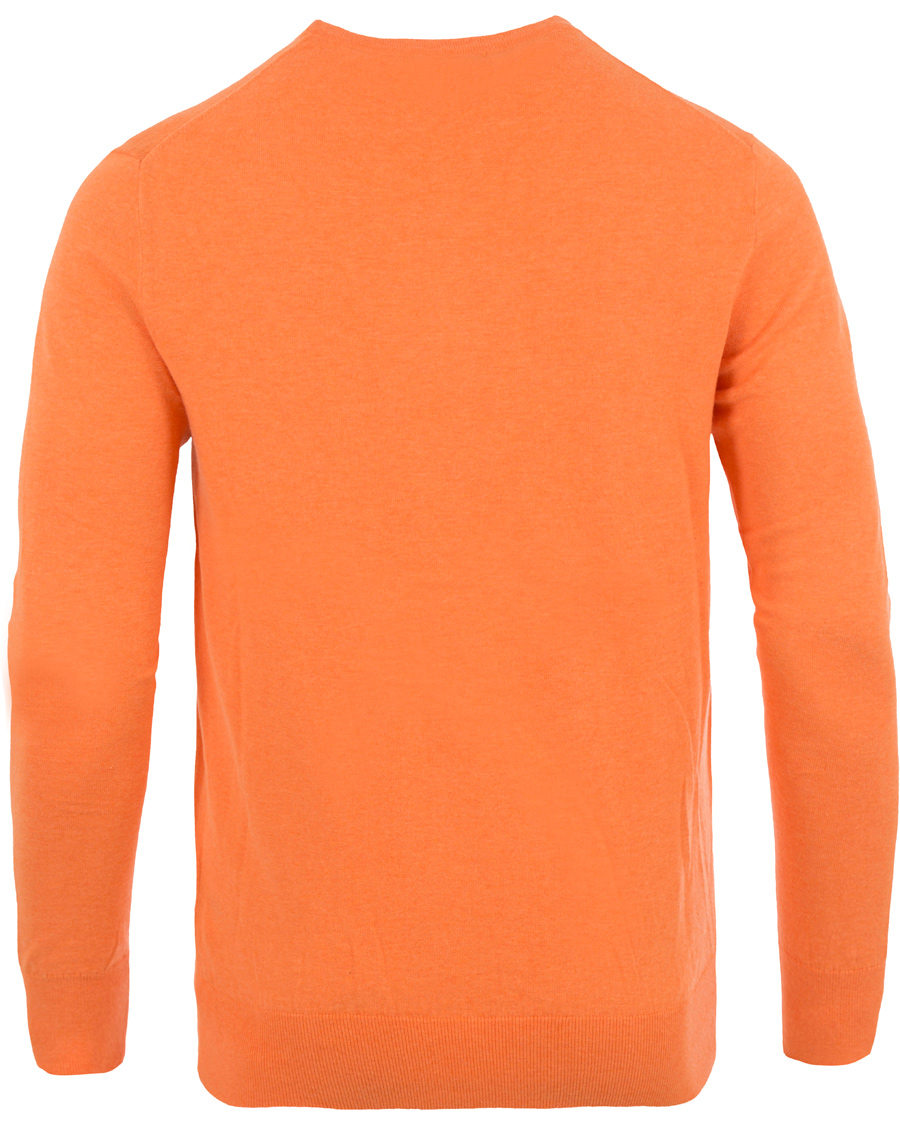 Herr | Tröjor | Polo Ralph Lauren | Slim Fit Cotton Crew Neck Pullover Beach Orange Heather