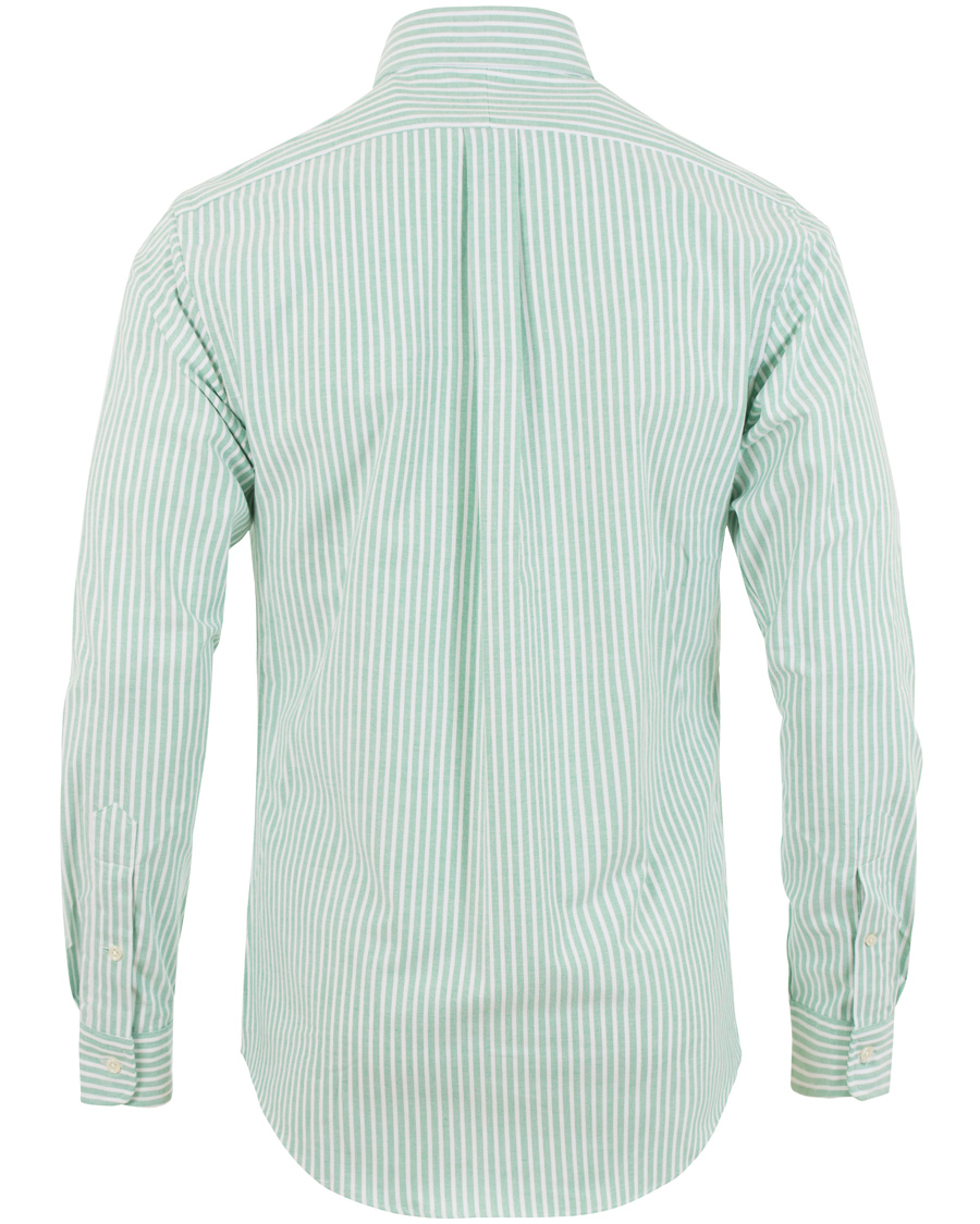 Herr | Skjortor | Polo Ralph Lauren | Slim Fit Oxford Stretch Stripe Shirt Green/White