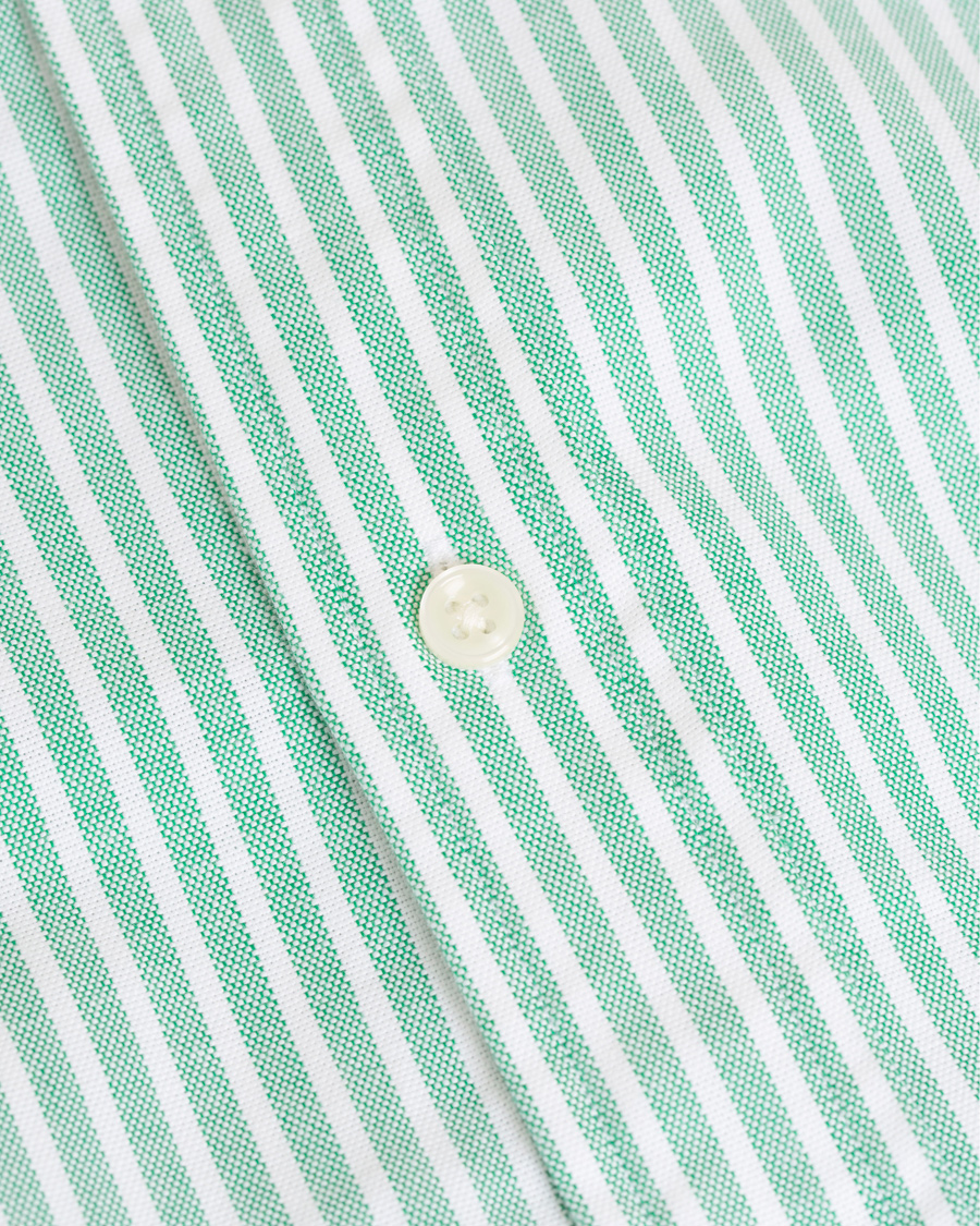 Herr | Skjortor | Polo Ralph Lauren | Slim Fit Oxford Stretch Stripe Shirt Green/White