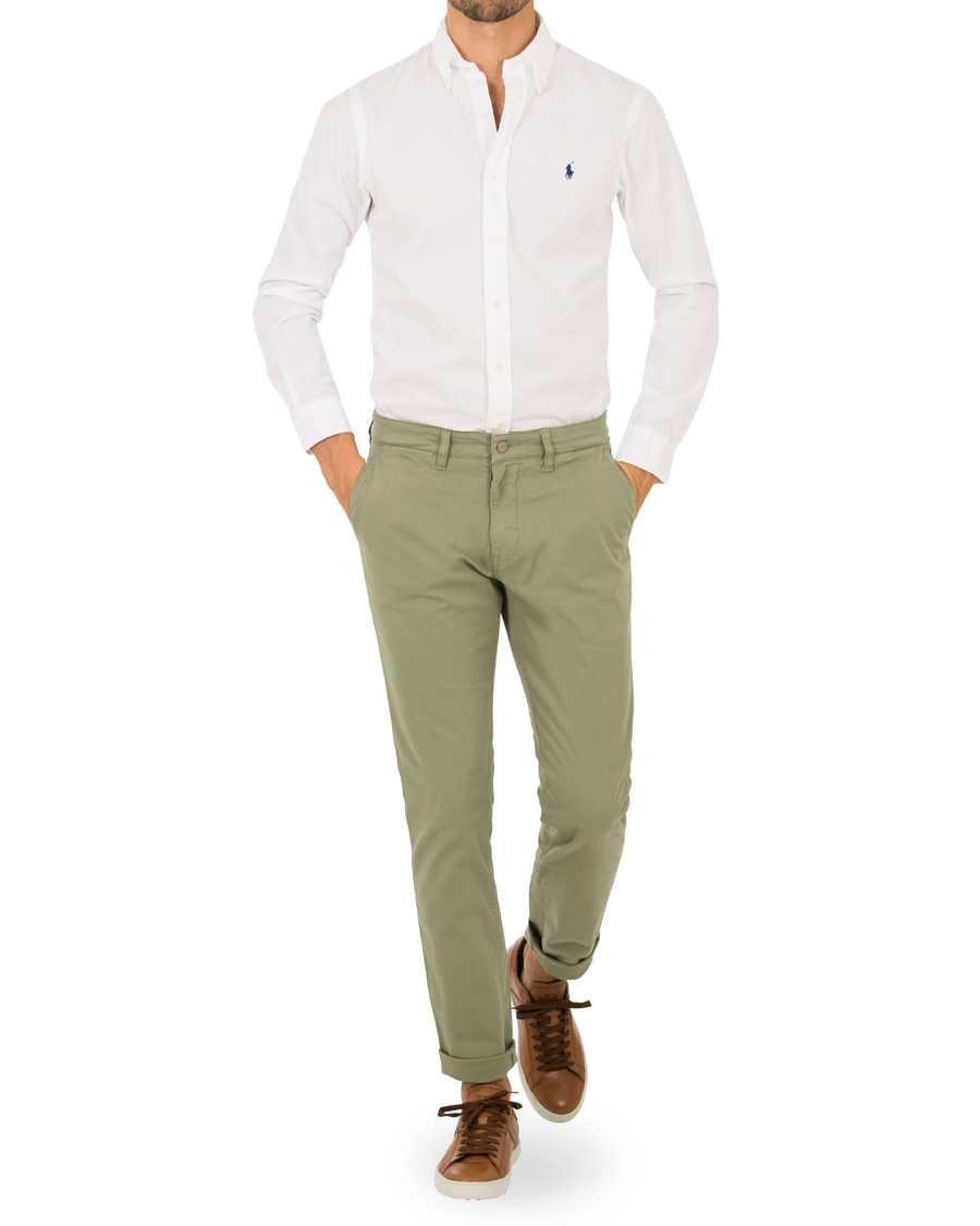 Herr | Skjortor | Polo Ralph Lauren | Slim Fit Garment Dyed Twill Shirt White
