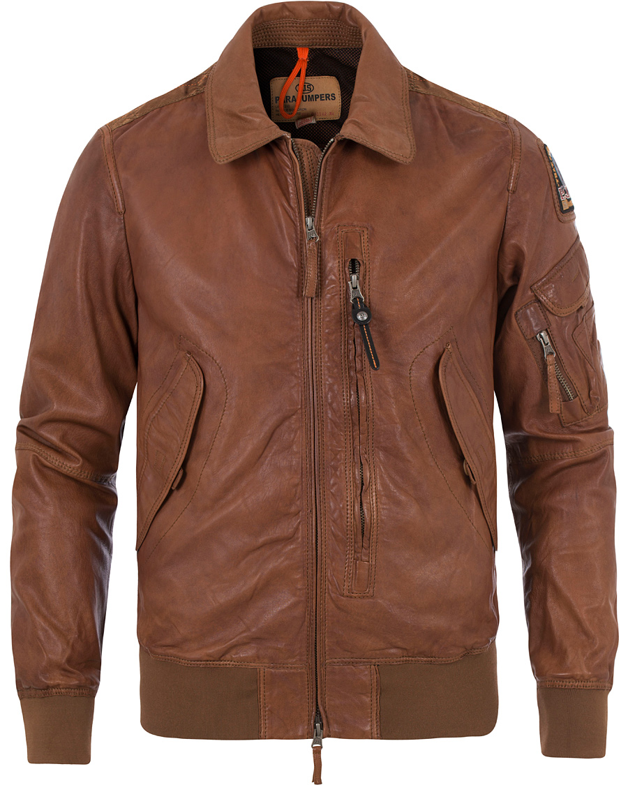 Herr | Jackor | Parajumpers | Brigadier Leather Jacket Cognac