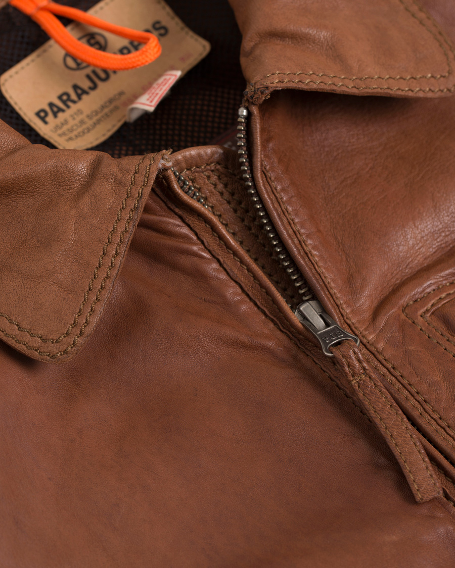 Herr | Jackor | Parajumpers | Brigadier Leather Jacket Cognac