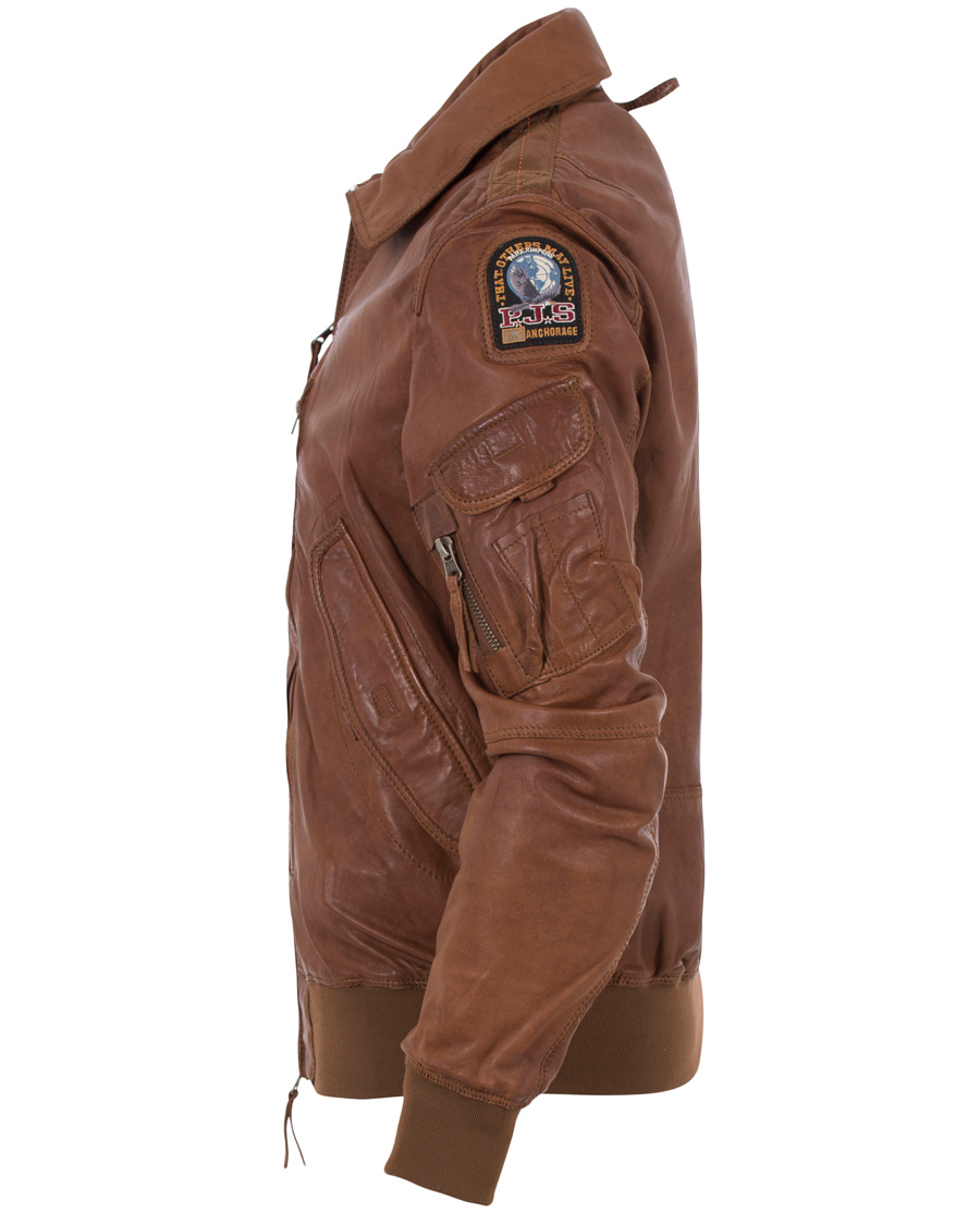 Herr | Jackor | Parajumpers | Brigadier Leather Jacket Cognac