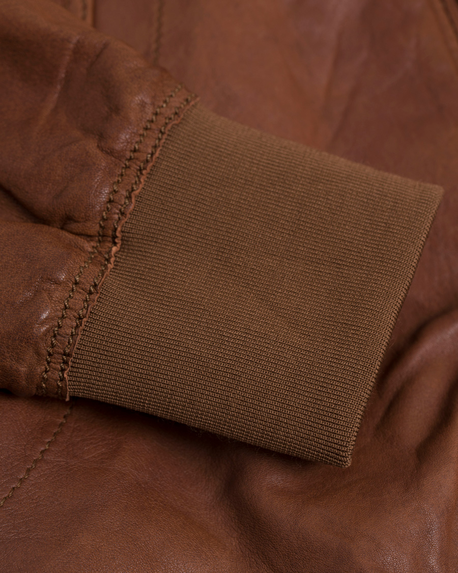 Herr | Jackor | Parajumpers | Brigadier Leather Jacket Cognac