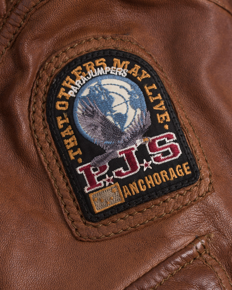 Herr | Jackor | Parajumpers | Brigadier Leather Jacket Cognac