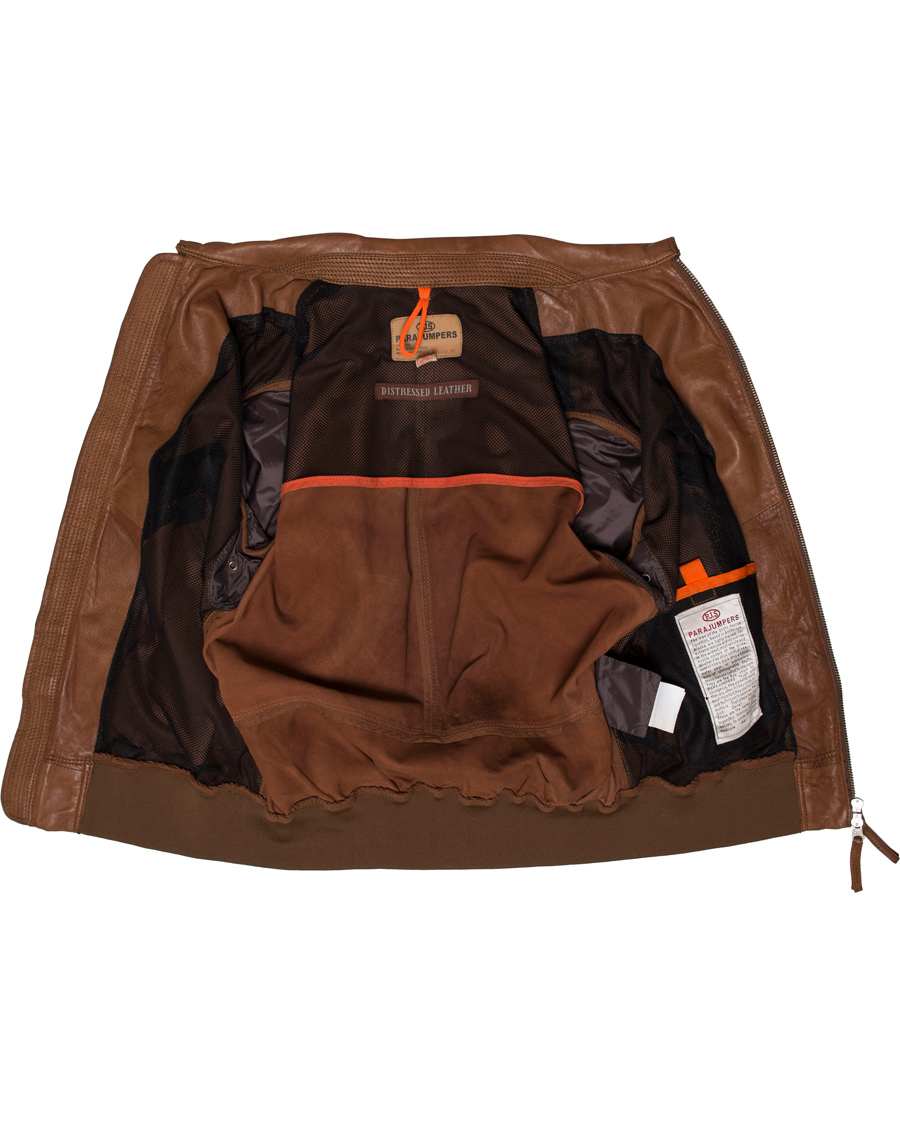 Herr | Jackor | Parajumpers | Brigadier Leather Jacket Cognac