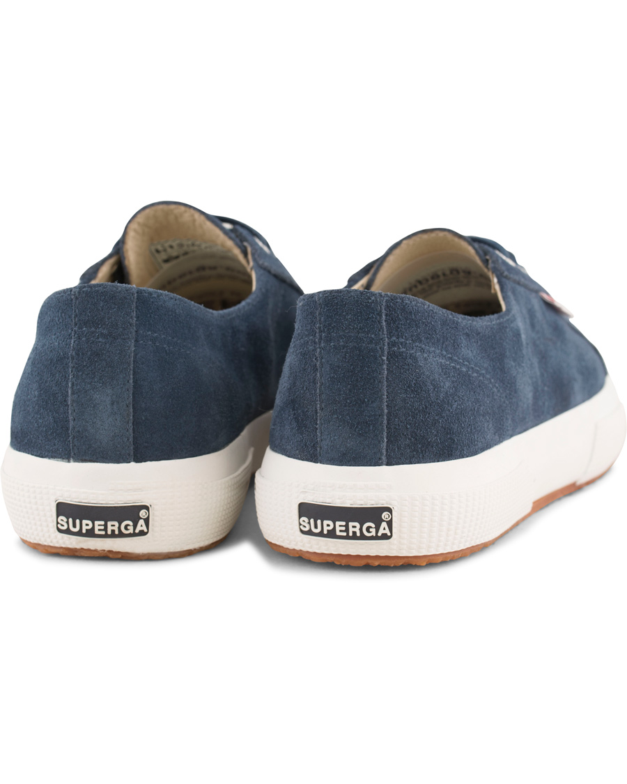 Herr | Superga Suede Sneaker Blue Night Shadow | Superga | Suede Sneaker Blue Night Shadow