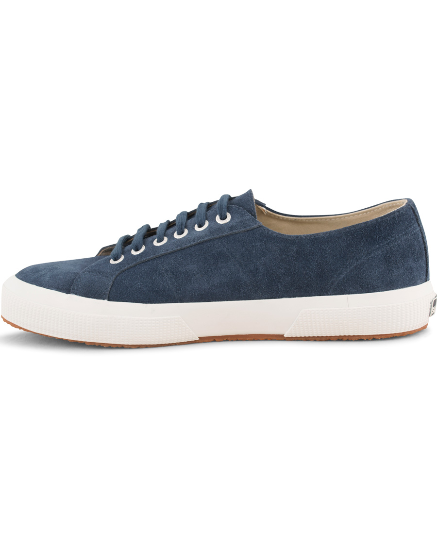 Herr | Superga Suede Sneaker Blue Night Shadow | Superga | Suede Sneaker Blue Night Shadow