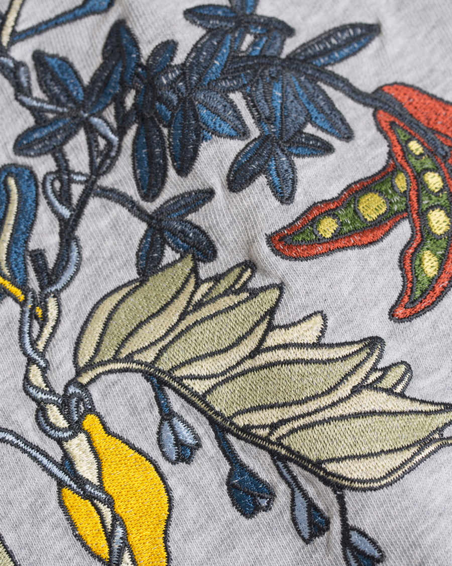 Herr | Tröjor | GANT Rugger | The Embroidery Crew Sweatshirt Grey