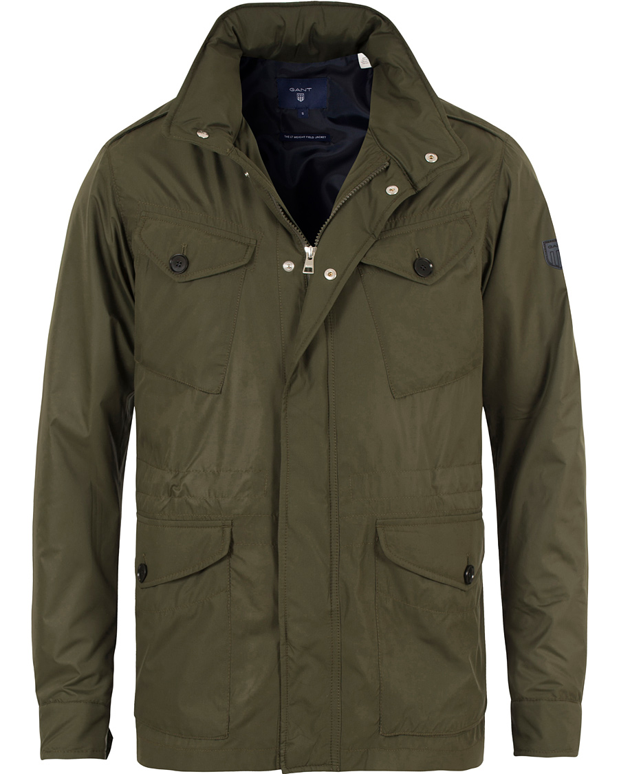 Herr | Jackor | GANT | Lightweight Field Jacket Pine Green