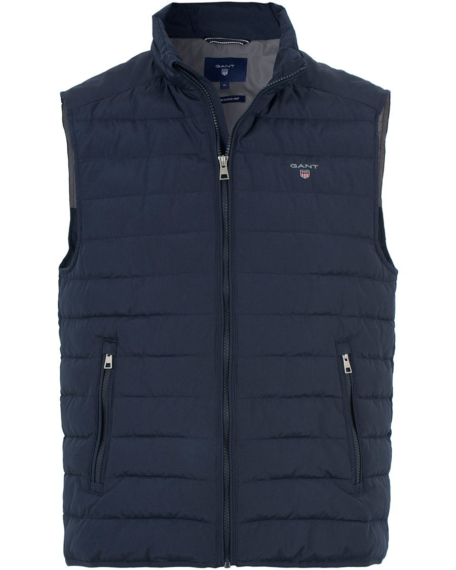 Herr | Jackor | GANT | Summer Cloud Vest Marine