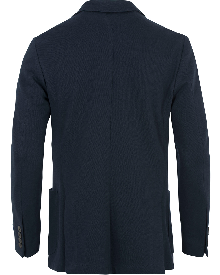 Herr | Kavajer | GANT | Weekender Fit Cotton Pique Blazer Navy
