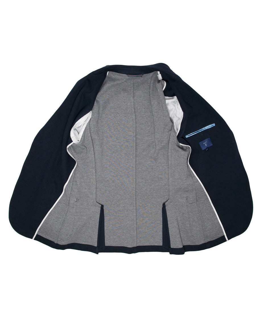 Herr | Kavajer | GANT | Weekender Fit Cotton Pique Blazer Navy