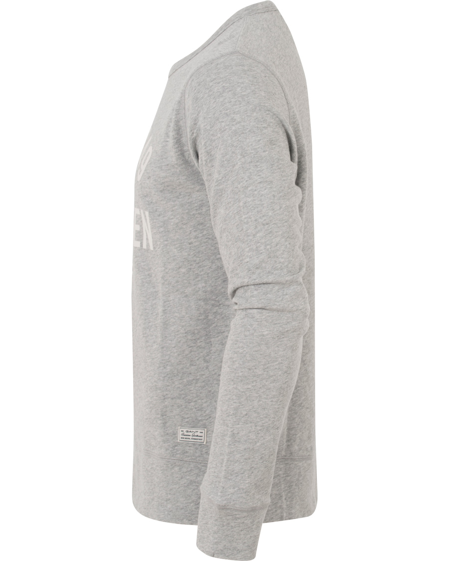 Herr | Tröjor | GANT | New Haven Sweatshirt Grey Melange