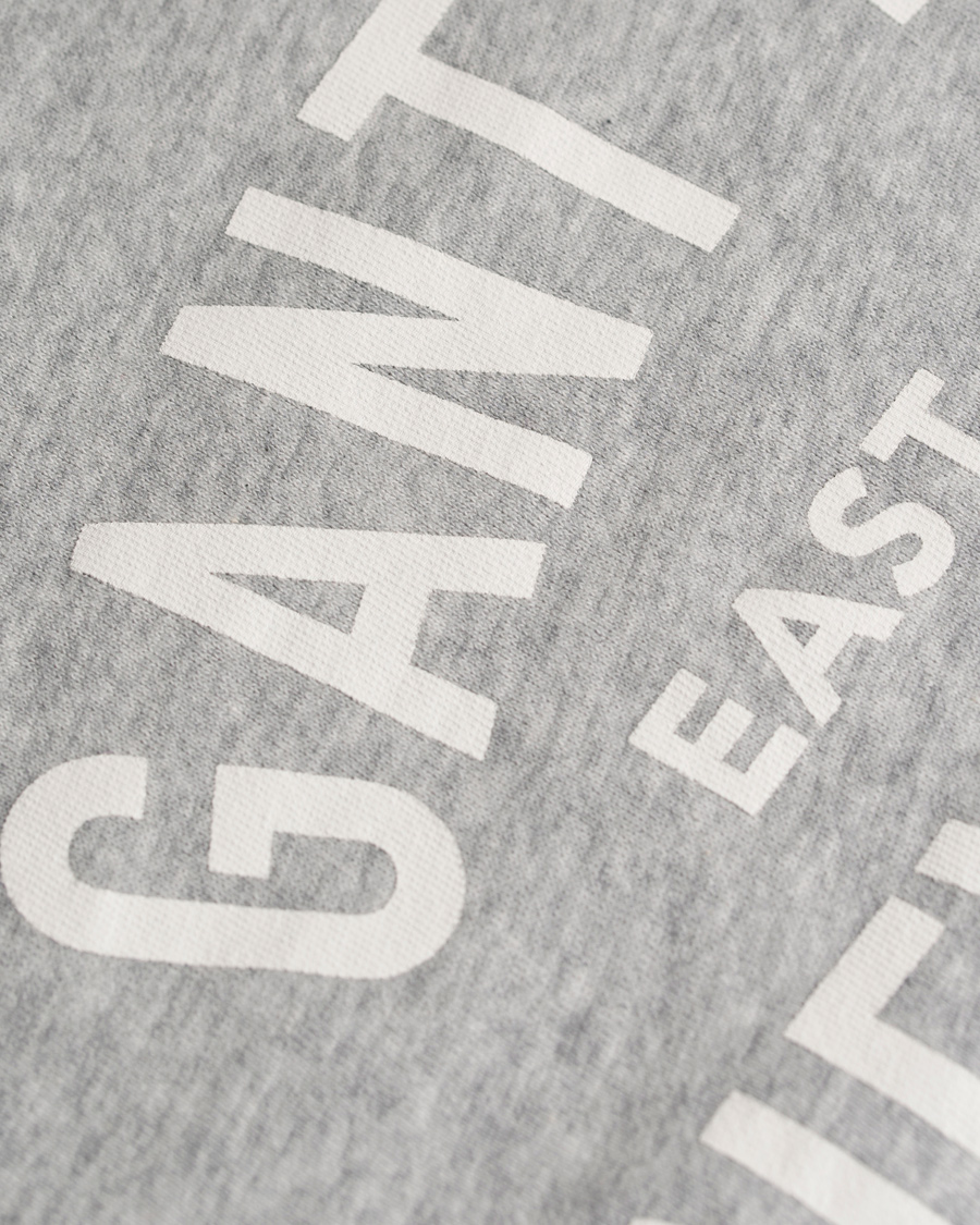 Herr | Tröjor | GANT | New Haven Sweatshirt Grey Melange